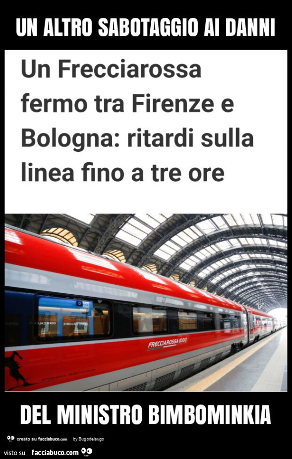 Un altro sabotaggio ai danni del ministro bimbominkia