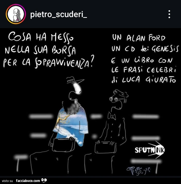 Cosa ha messo nella sua borsa per la sopravvivenza?