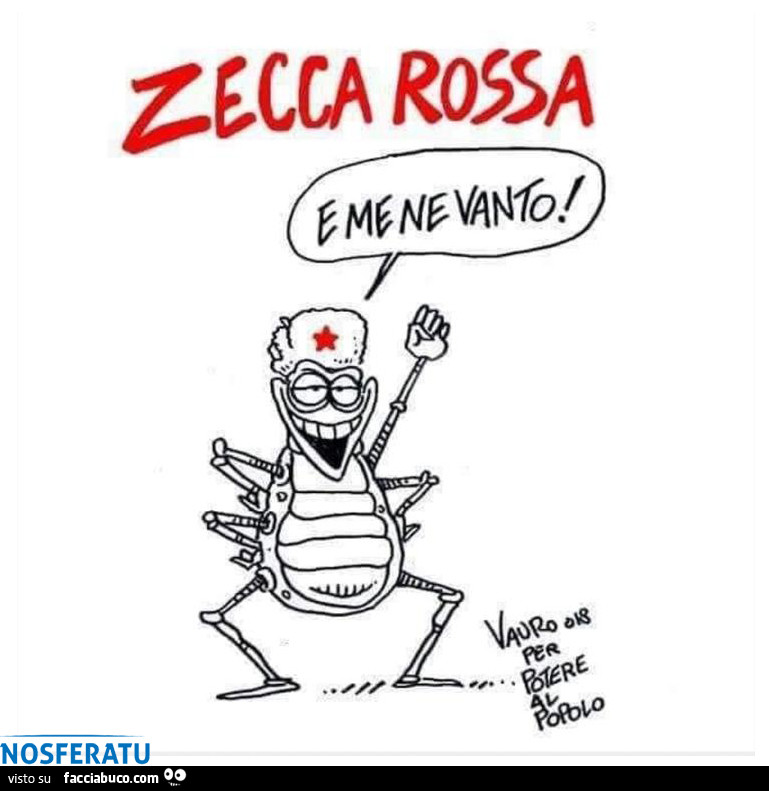 Vauro: Zecca rossa e me ne vanto