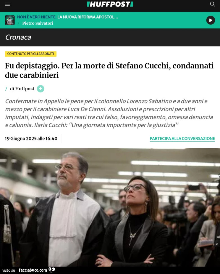 Fu depistaggio