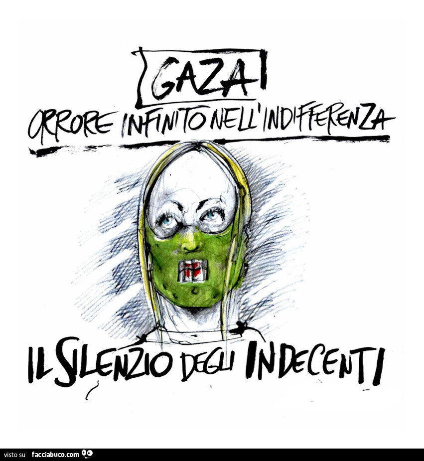 Gaza, orrore infinito nell'indifferenza. Il silenzio degli indecenti