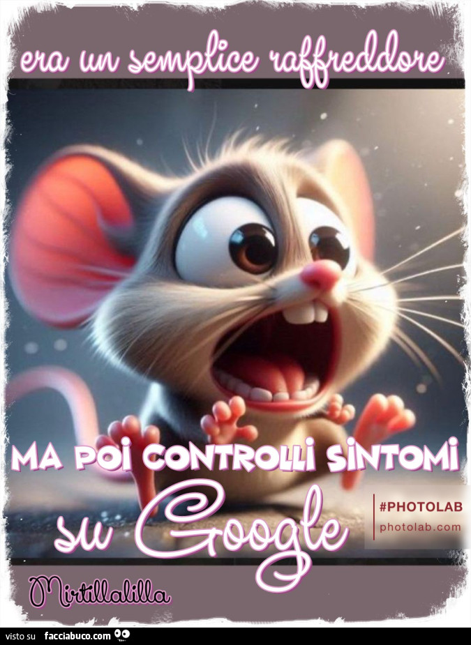 Un semplice raffreddore