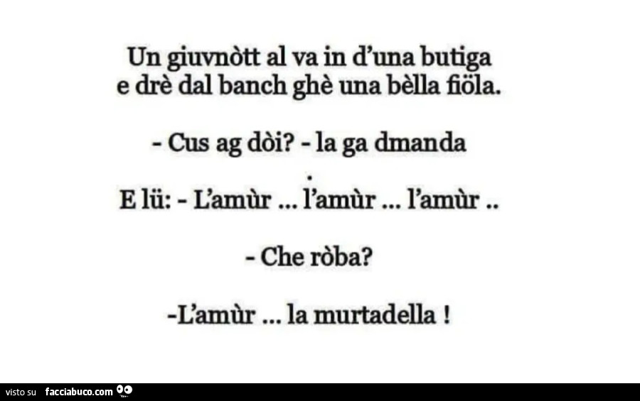 Ah l'amore