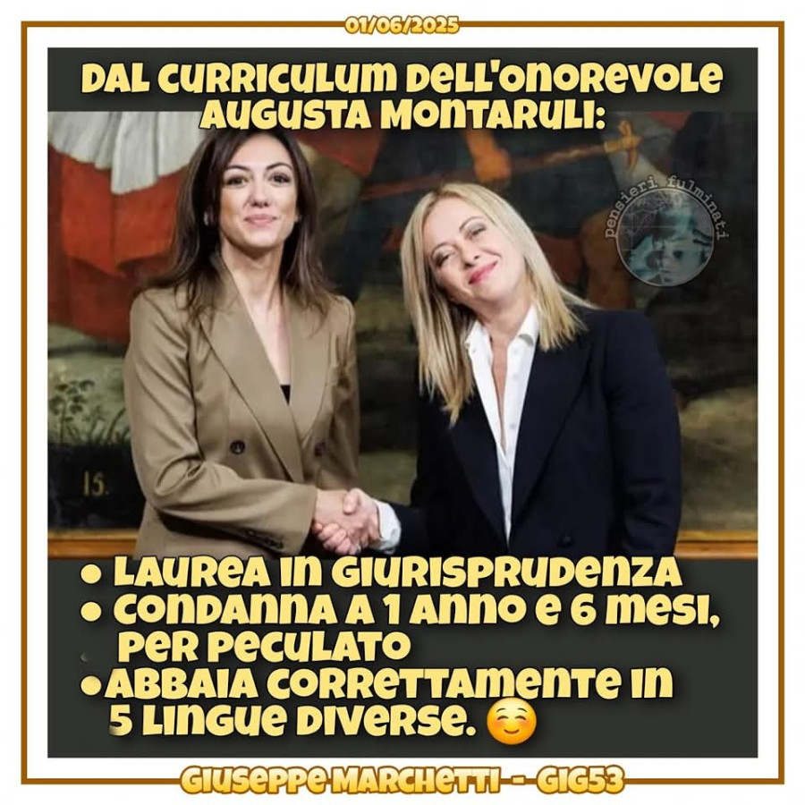 Montaruli condanna abbaiare peculato