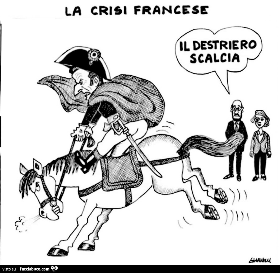 La crisi francese il destriero scalcia