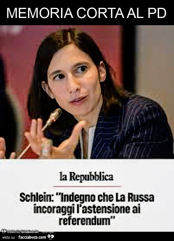 Memoria corta al pd