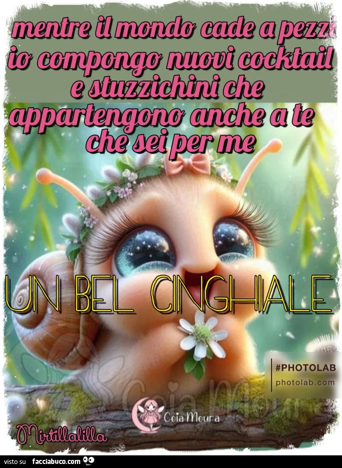 Mentre il mondo cade a pezzi
