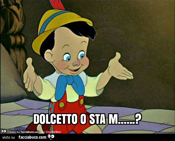 Dolcetto o sta m… ?