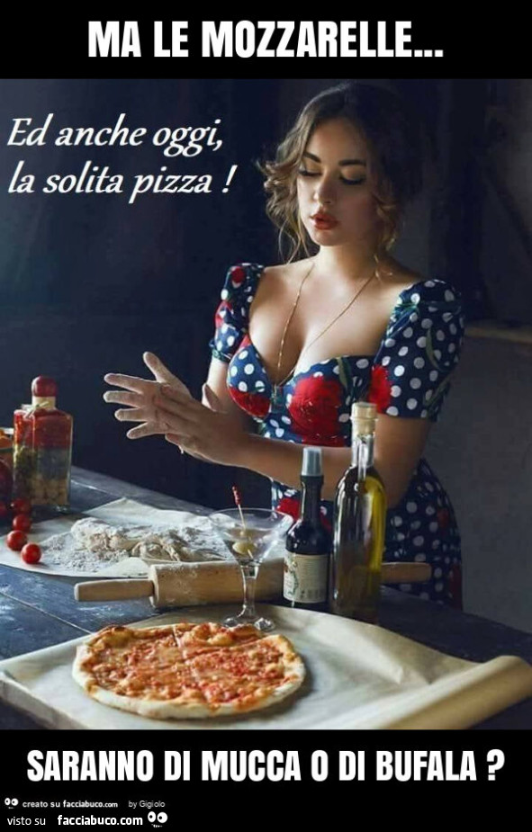 Ma le mozzarelle… saranno di mucca o di bufala?