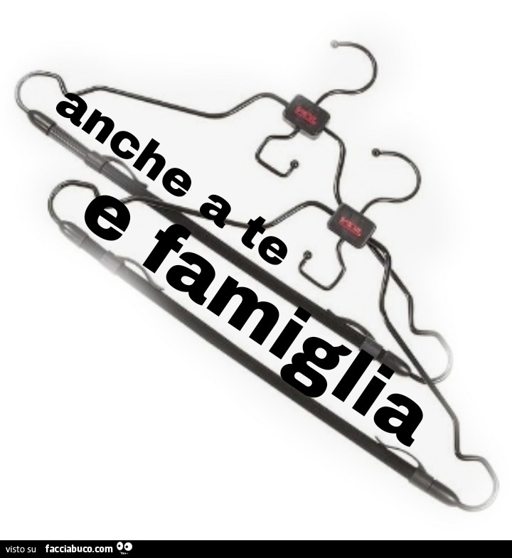 Attaccapanni anche a te e famiglia