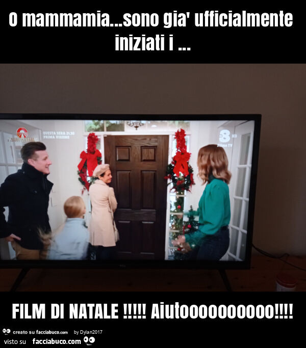 O mammamia… sono già ufficialmente iniziati i… film di natale! Aiutoooooooooo