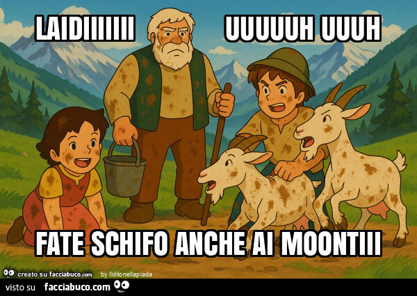 Laidiiiiiii uuuuuh uuuh fate schifo anche ai moontiii