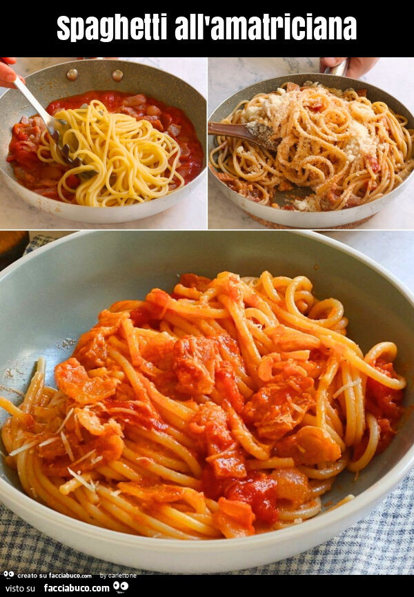 Spaghetti all'amatriciana