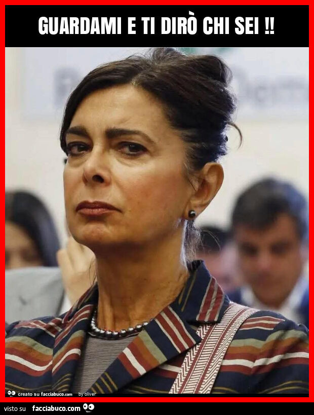 Guardami e ti dirò chi sei