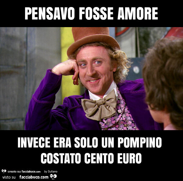 Pensavo fosse amore invece era solo un pompino costato cento euro