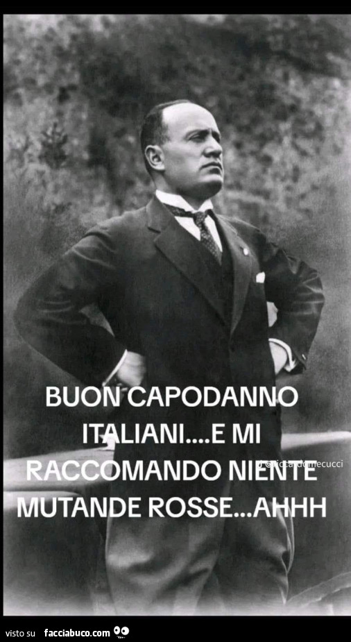 Buon capodanno mutande rosse