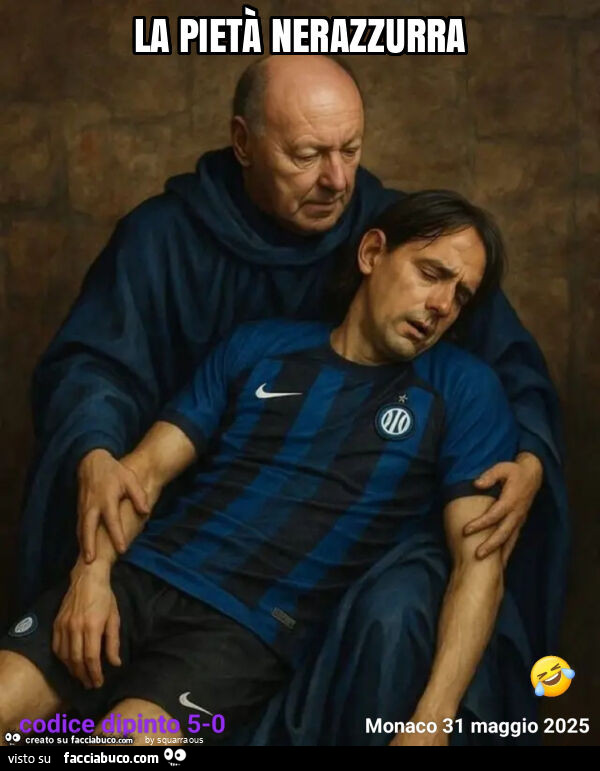 La pietà nerazzurra