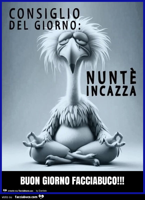 Buon giorno facciabuco