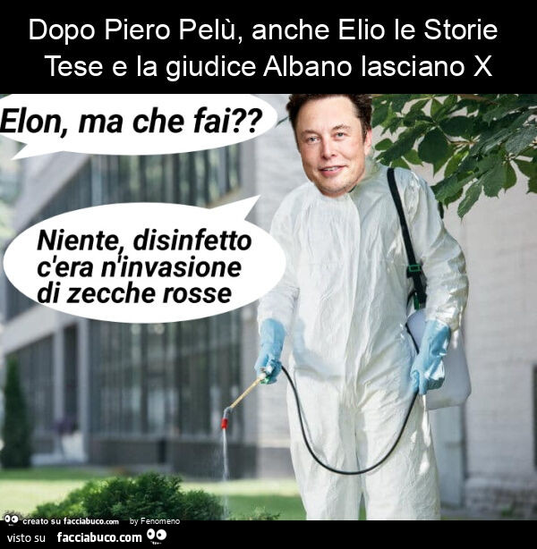 Dopo piero pelù, anche elio le storie tese e la giudice albano lasciano x