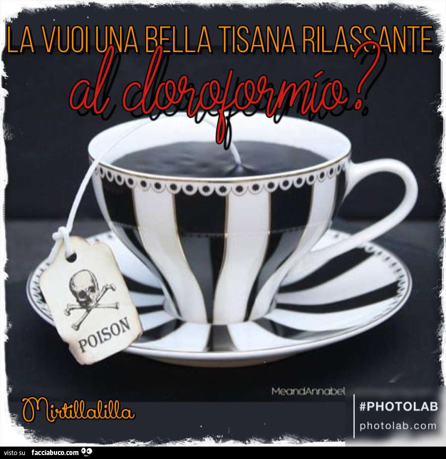 Tisana al cloroformio