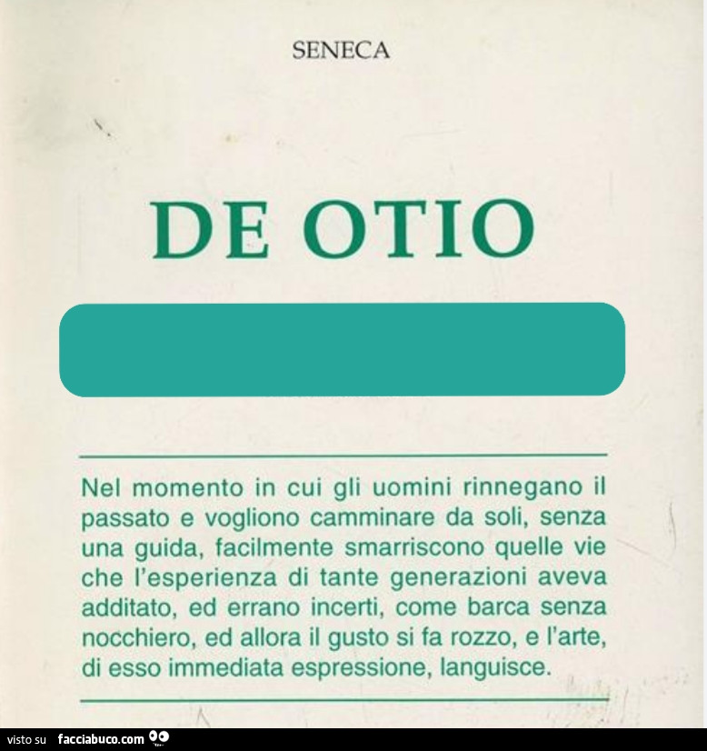 De Otio. Seneca