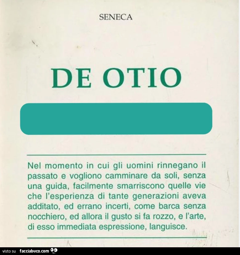 De Otio. Seneca