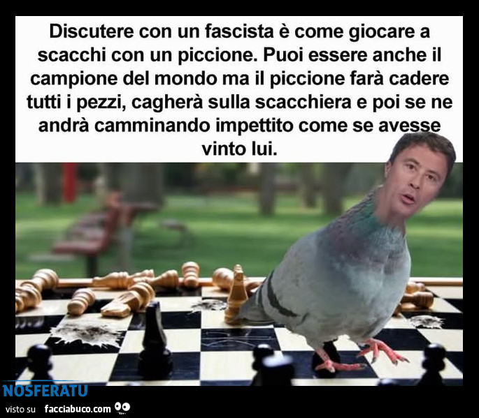 Discutere con un fascista