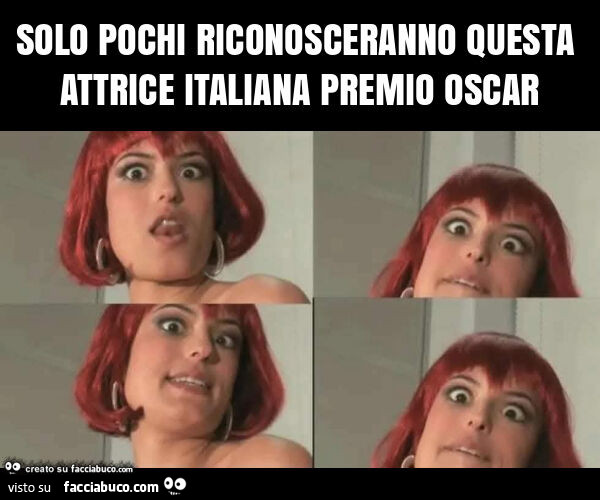 Solo pochi riconosceranno questa attrice italiana premio oscar