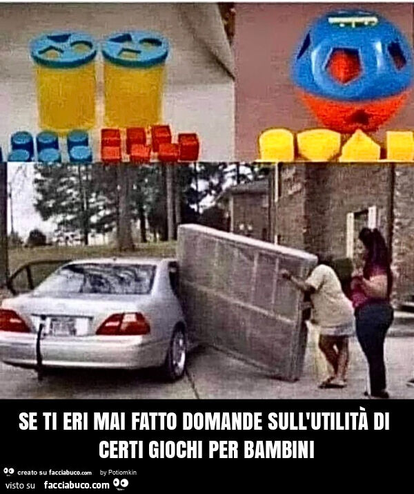 Se ti eri mai fatto domande sull'utilità di certi giochi per bambini