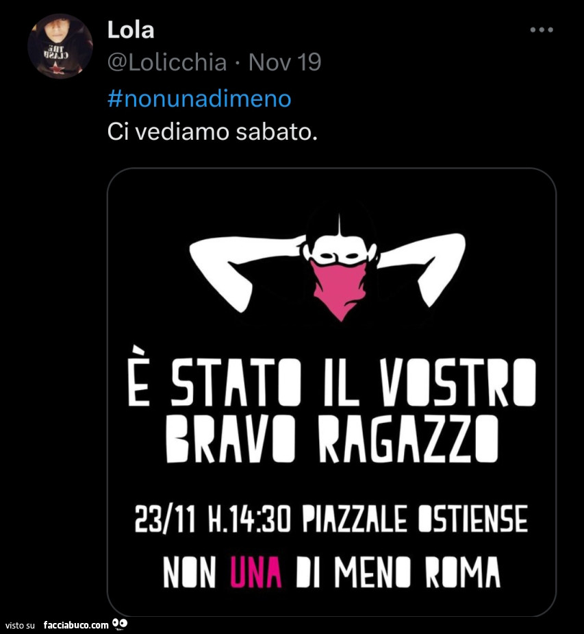 È stato il vostro bravo ragazzo