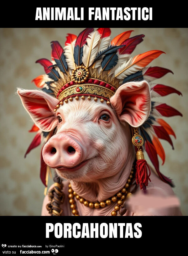 Animali fantastici porcahontas