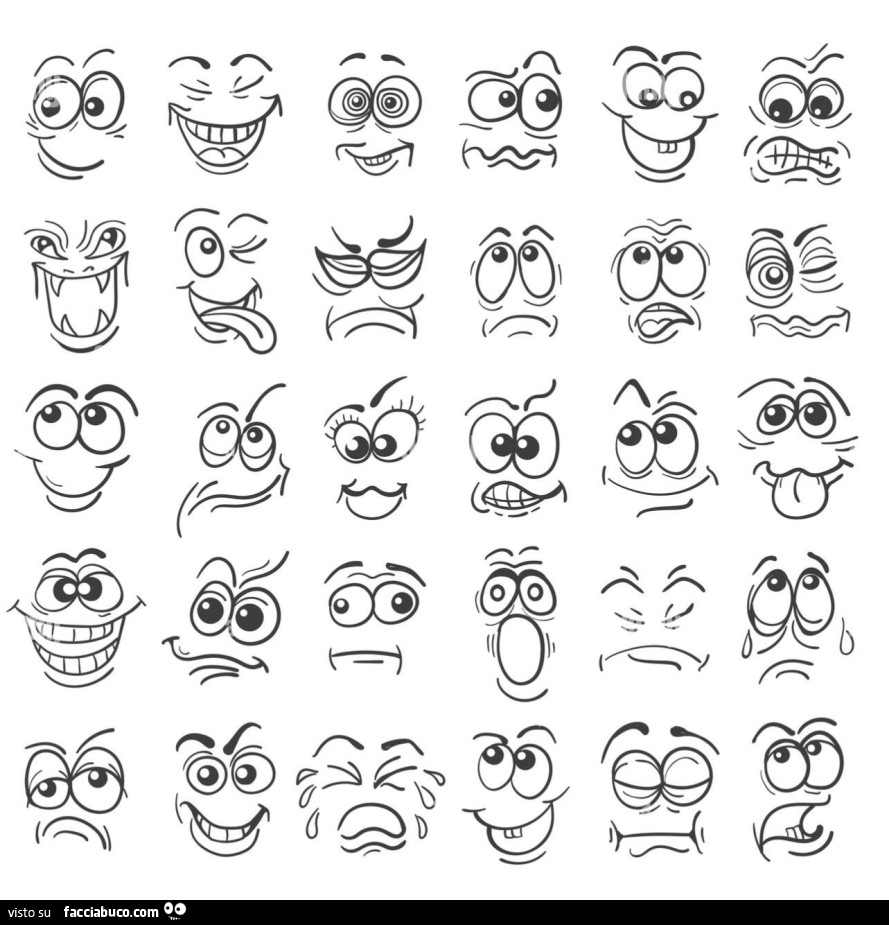 Emoticons disegnate