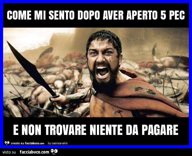 Come mi sento dopo aver aperto 5 pec e non trovare niente da pagare