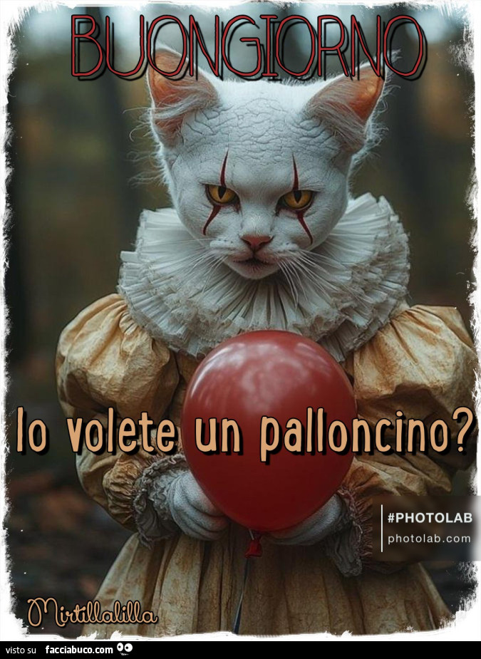 Lo volete un palloncino