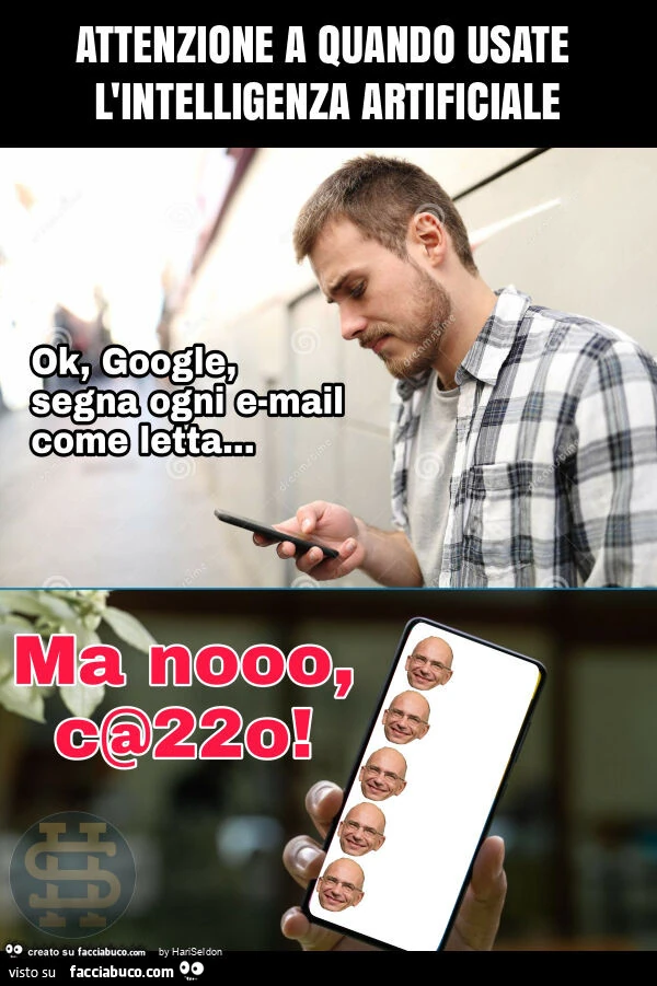 Attenzione a quando usate l'intelligenza artificiale