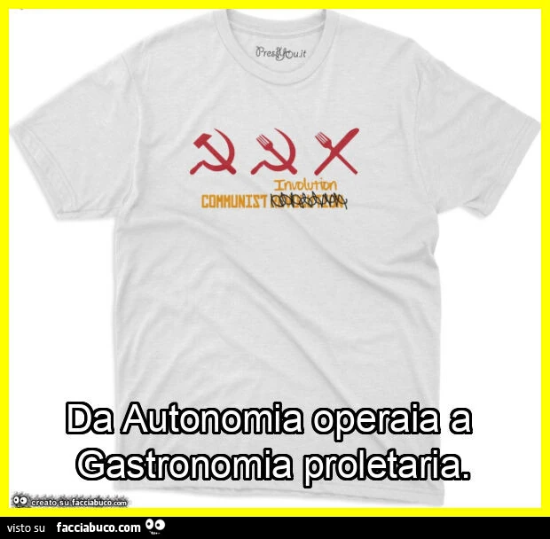 Da autonomia operaia a gastronomia proletaria