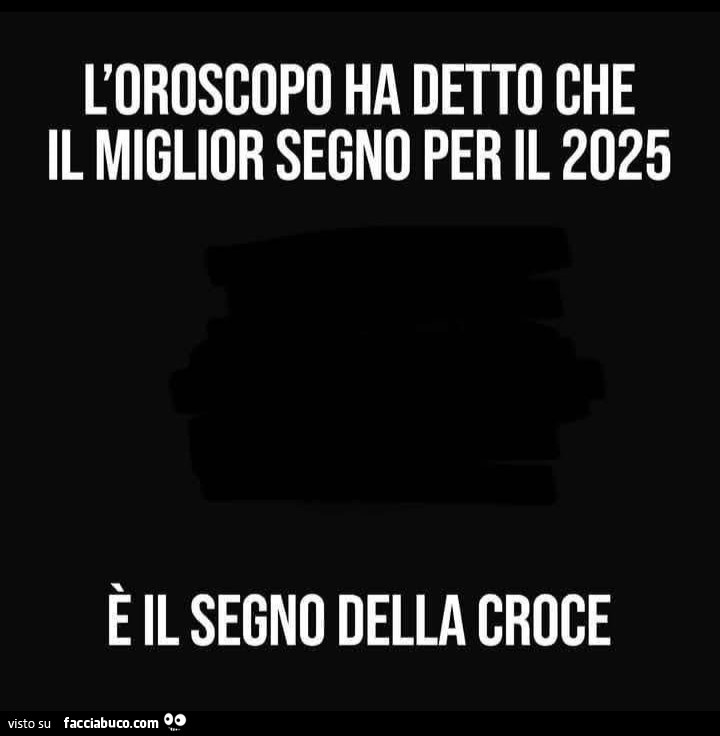 L'oroscopo ha detto che il miglior segno per il 2025 è il segno della croce