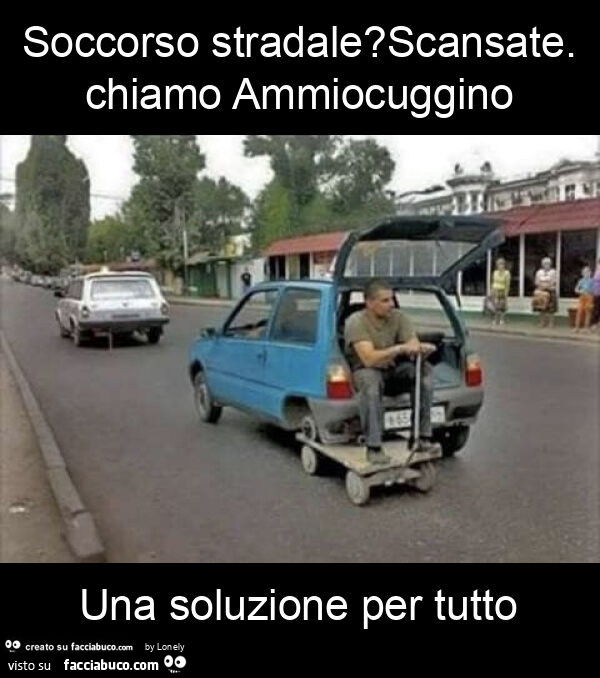 Soccorso stradale? Scansate. Chiamo ammiocuggino una soluzione per tutto