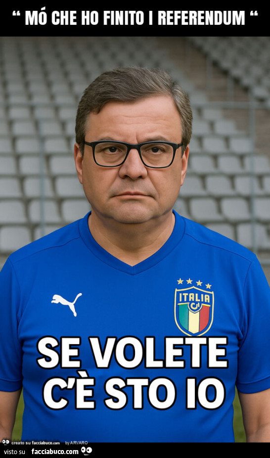 “ mó che ho finito i referendum “