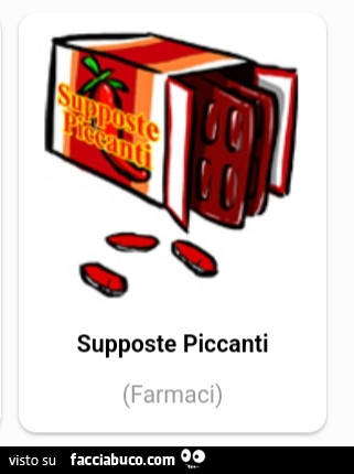 Supposte piccanti