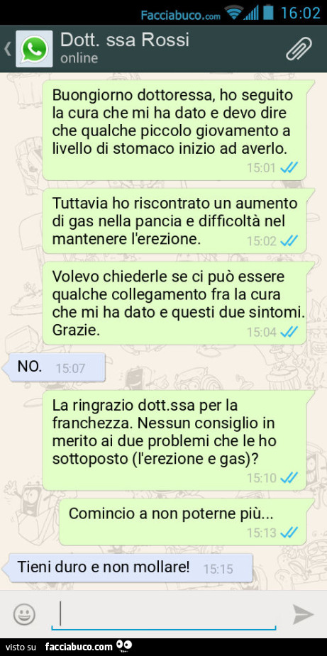 Buongiorno dottoressa, ho seguito la cura che mi ha dato e devo dire che qualche piccolo giovamento a livello di stomaco inizio ad averlo. Tuttavia ho riscontrato un aumento di gas nella pancia e difficoltà nel mantenere l'erezione. Volevo chiederle 