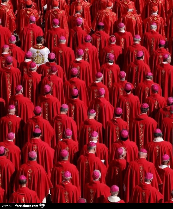 Cardinali in rosso