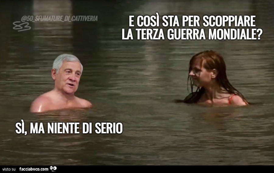 Sì, ma niente di serio
