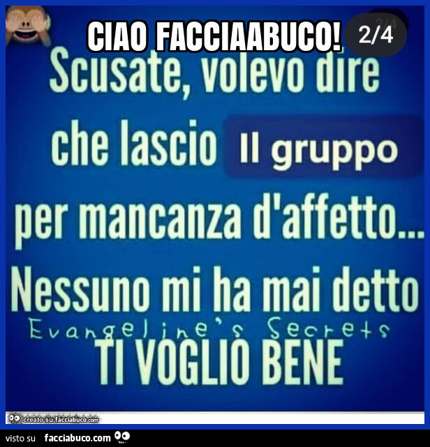 Ciao facciaabuco