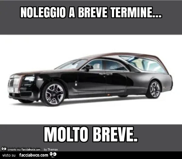 Noleggio a breve termine&hellip; molto breve