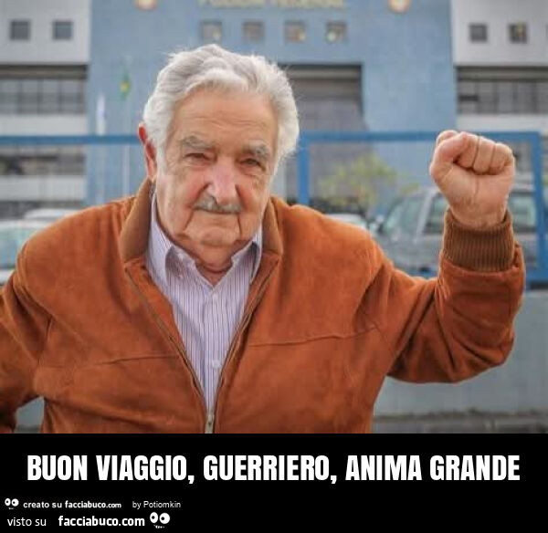Buon viaggio, guerriero, anima grande