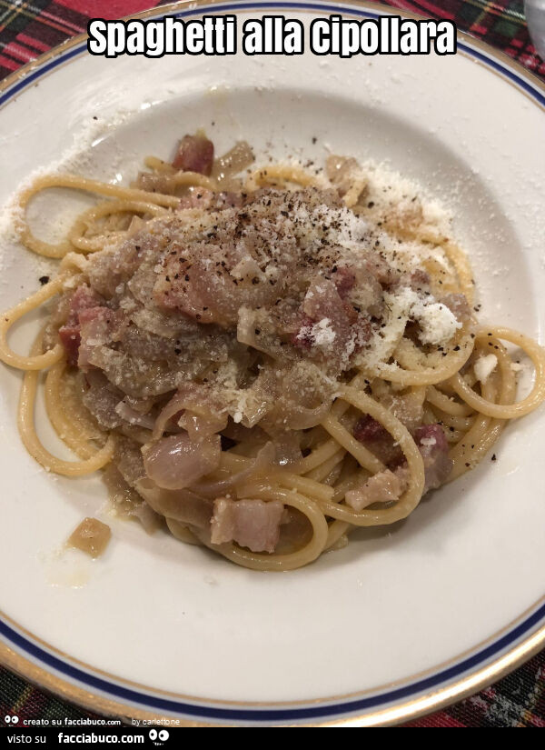 Spaghetti alla cipollara