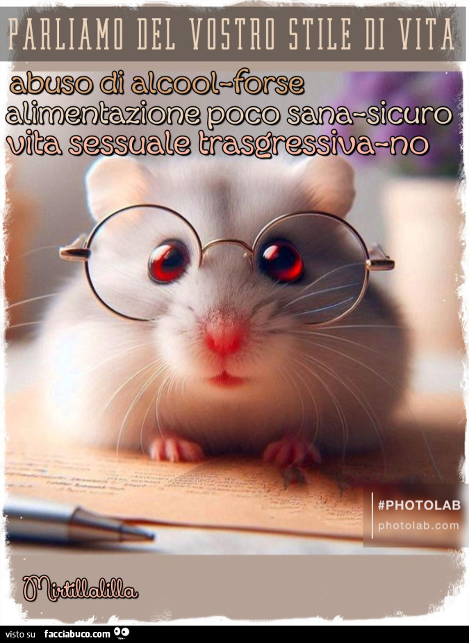 Il vostro stile di vita