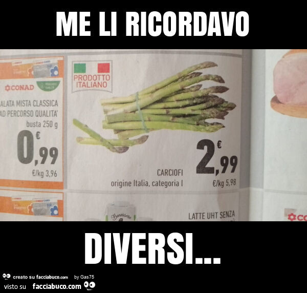 Me li ricordavo diversi