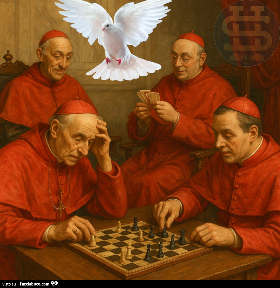 Cardinali giocano a scacchi